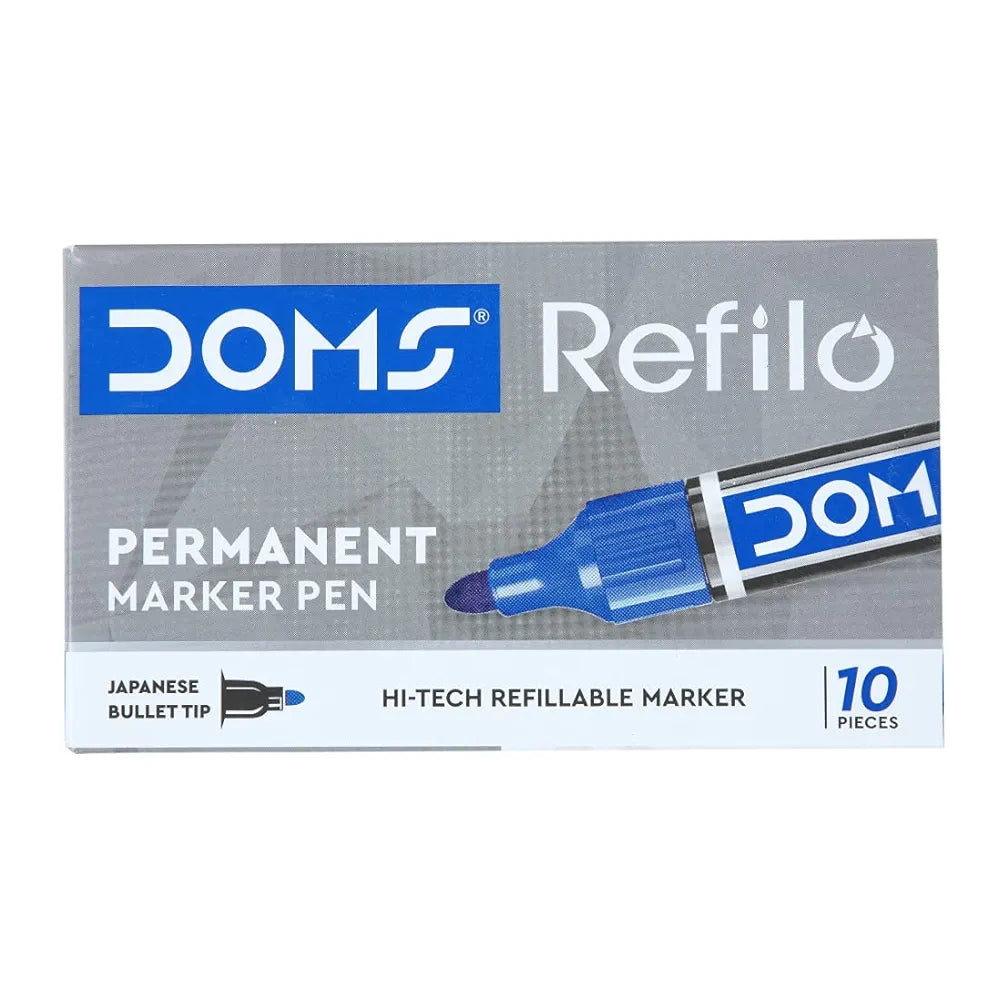 DOMS 7415- BLUE PERMANENT MARKER DOMS 7415- BLUE PERMANENT MARKER